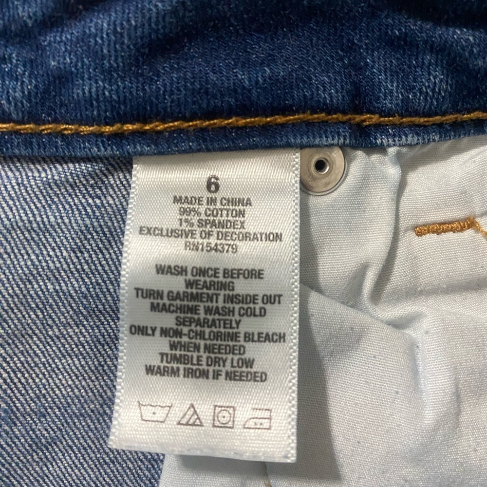 Aeropostale Women's Blue Denim Shorts - Picture 3 of 5